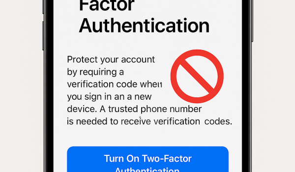 مشکلات تأیید دو مرحله‌ای Apple ID در ایران